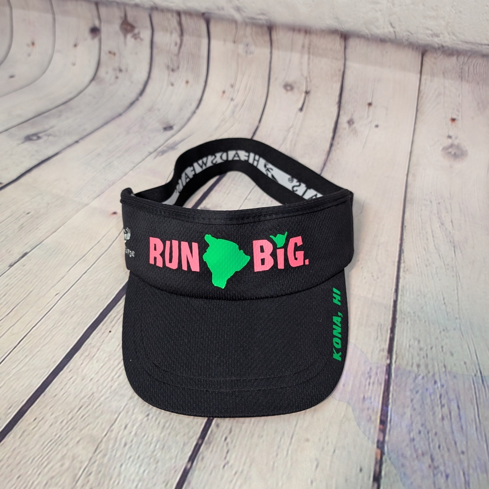 Green and Black Sports Visor with Ventilation